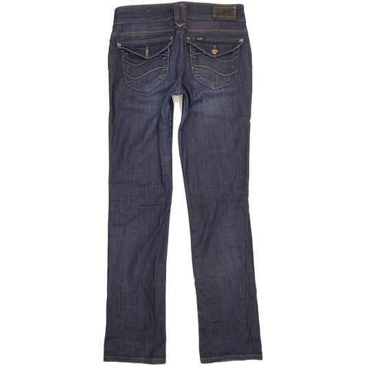 Lee Lebo Women Blue Straight Slim Stretch Jeans W31 L32
