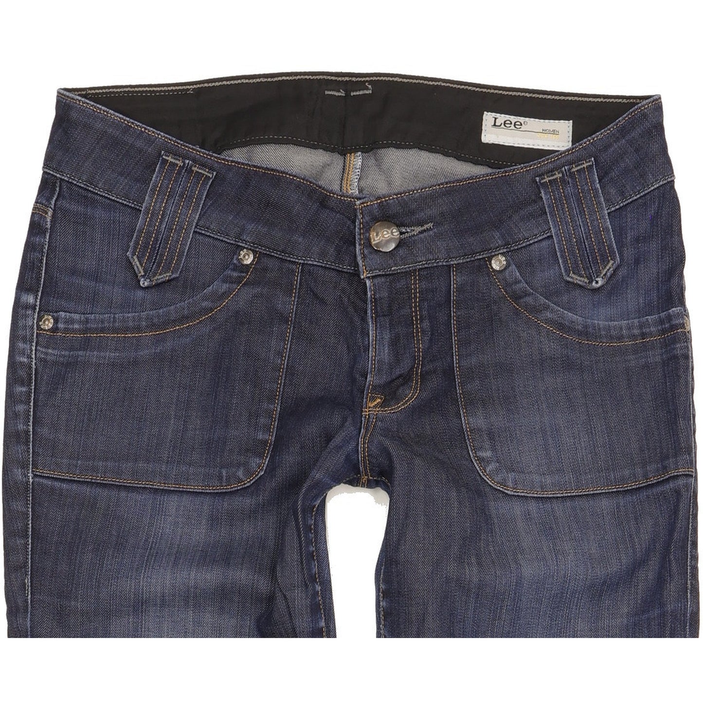 Lee Lebo Women Blue Straight Slim Stretch Jeans W31 L32