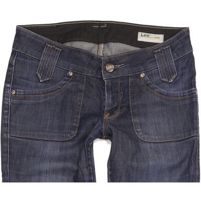 Lee Lebo Women Blue Straight Slim Stretch Jeans W31 L32