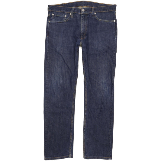 Levi's 513 Men Blue Straight Slim Stretch Jeans W34 L31