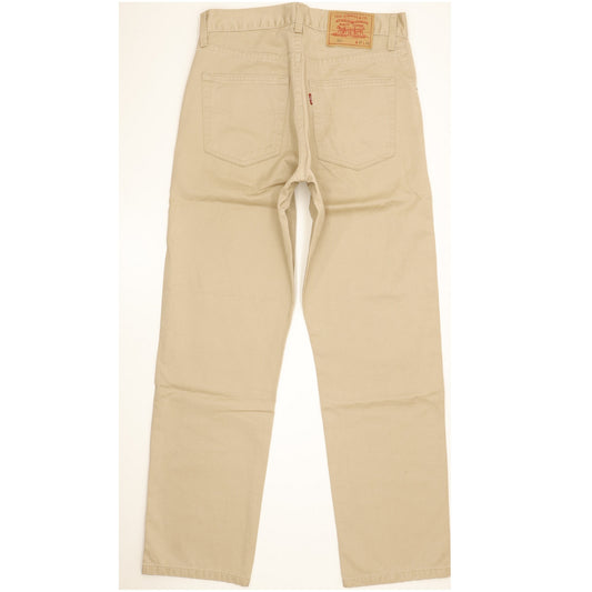 Levi's 521 Men Beige Straight Regular Jeans W30 L30