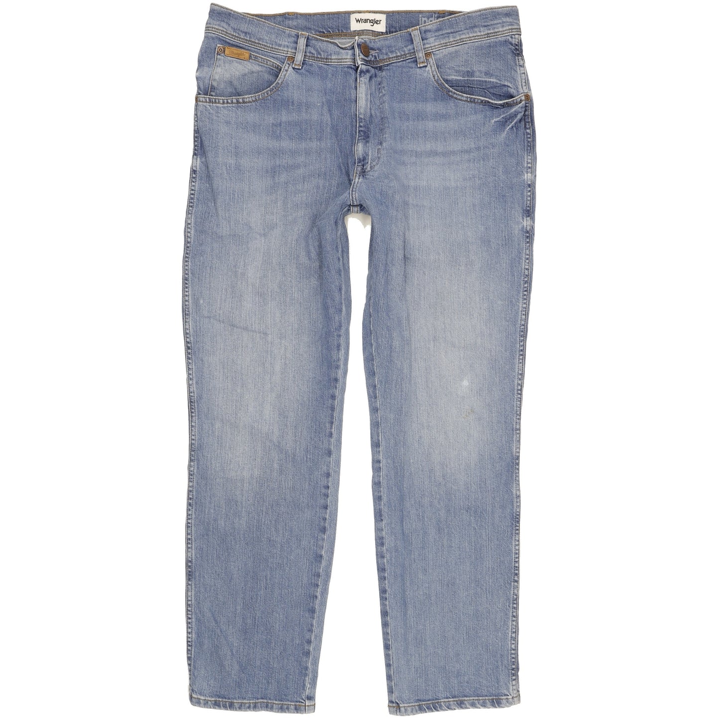 Wrangler Texas Men Blue Straight Slim Stretch Jeans W36 L29