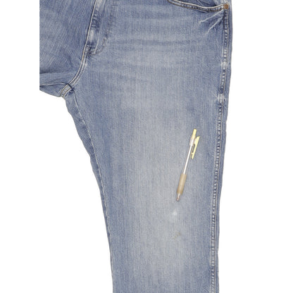 Wrangler Texas Men Blue Straight Slim Stretch Jeans W36 L29