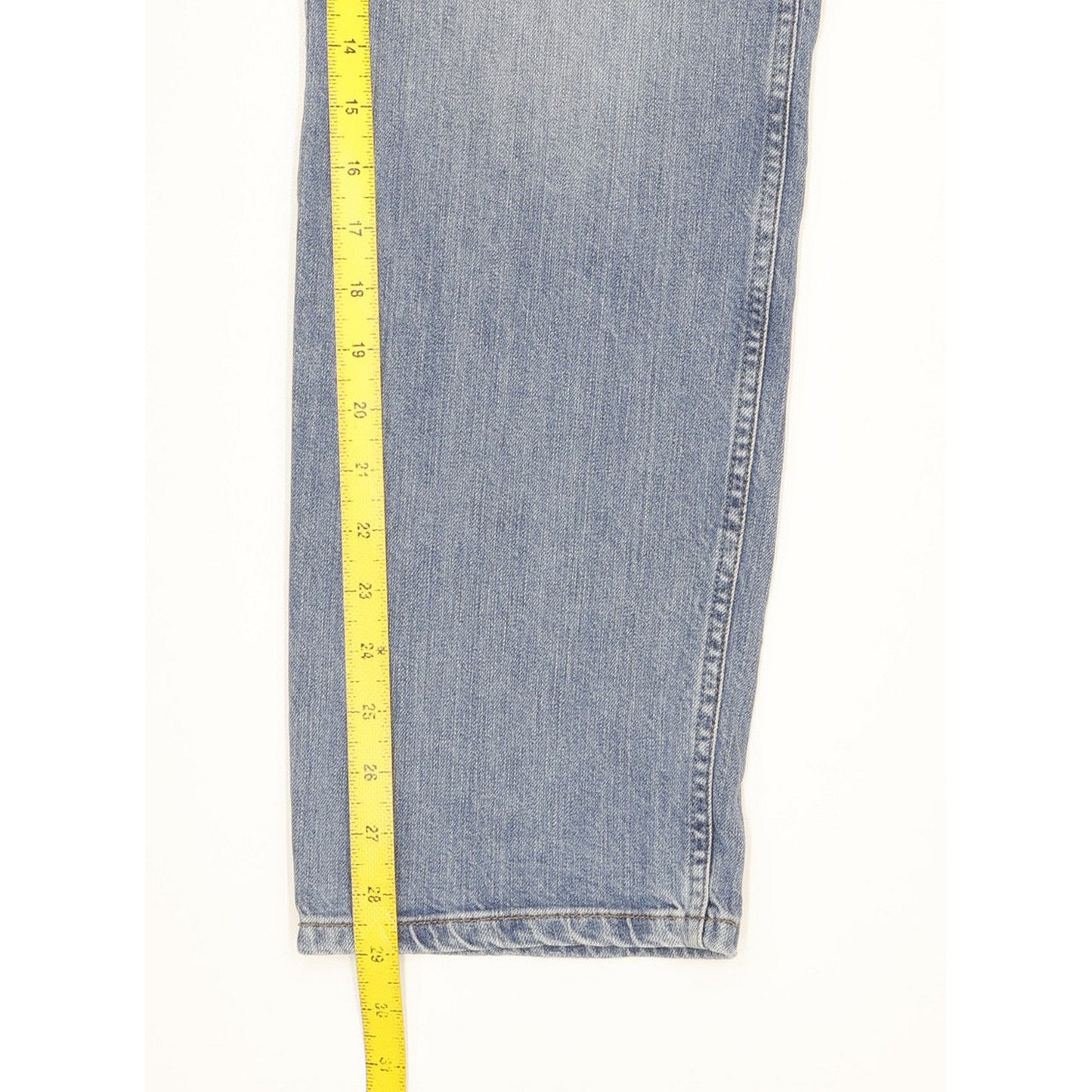 Wrangler Texas Men Blue Straight Slim Stretch Jeans W36 L29