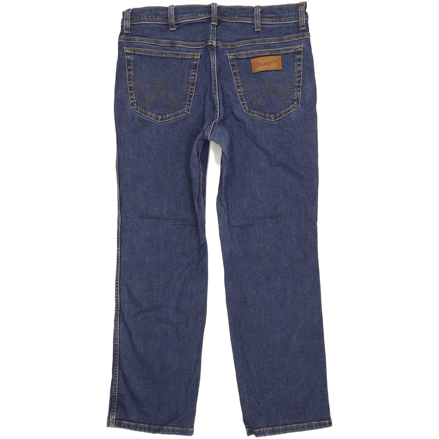 Wrangler Texas Men Blue Straight Regular Stretch Jeans W36 L30
