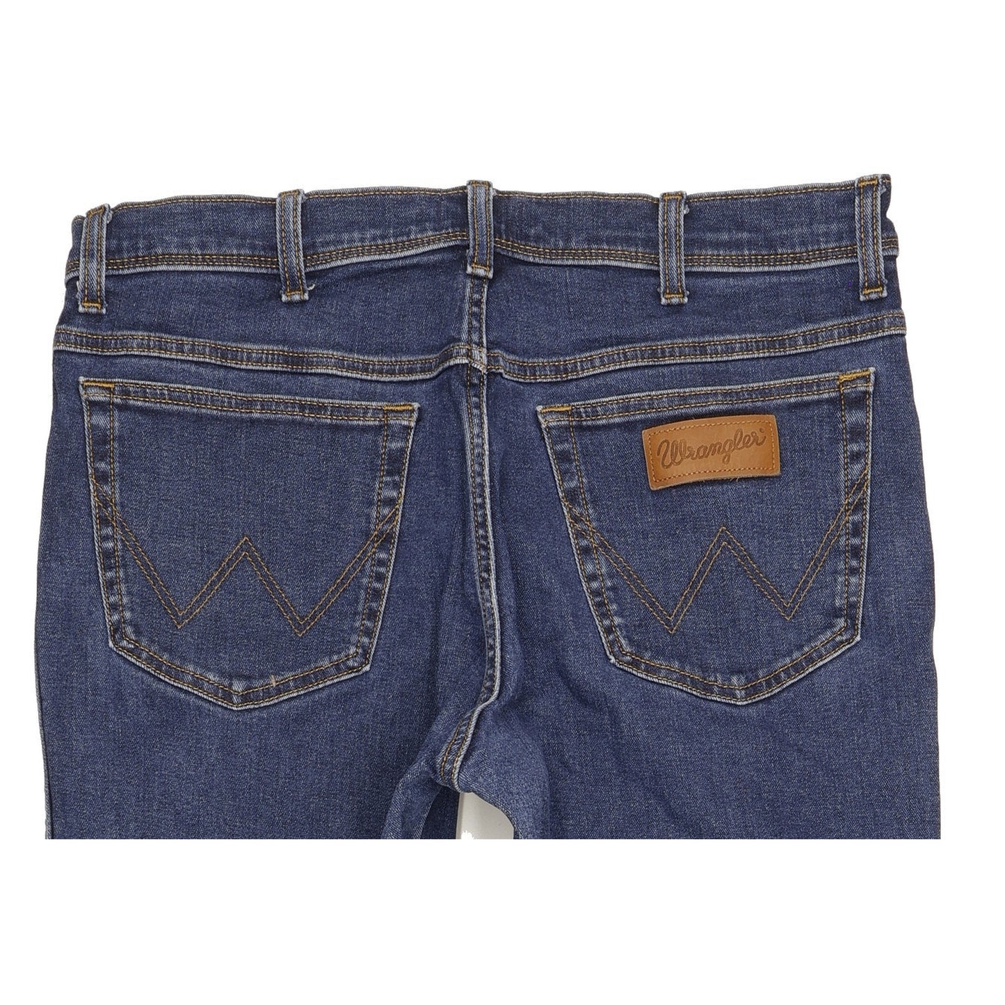 Wrangler Texas Men Blue Straight Regular Stretch Jeans W36 L30