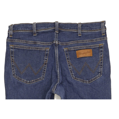 Wrangler Texas Men Blue Straight Regular Stretch Jeans W36 L30