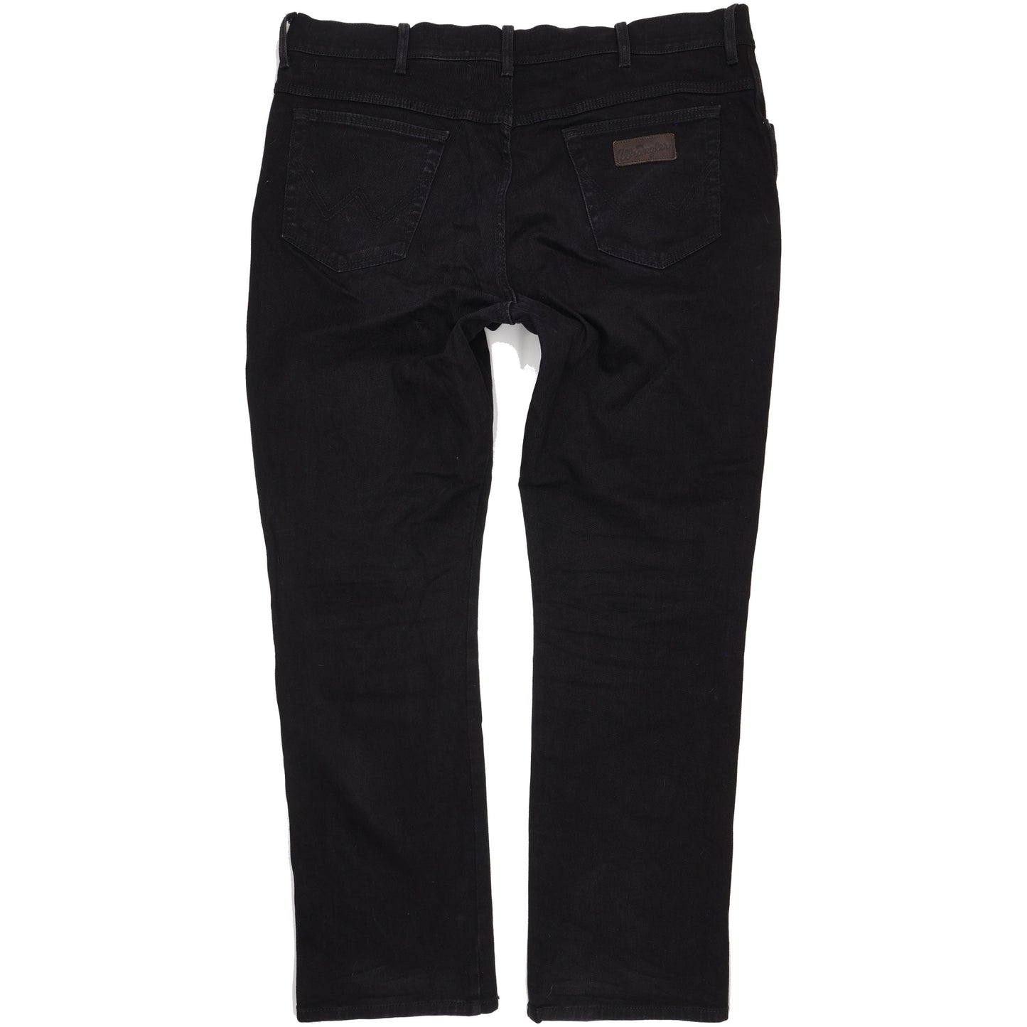 Wrangler Texas Men Black Straight Regular Stretch Jeans W42 L34