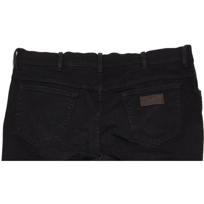 Wrangler Texas Men Black Straight Regular Stretch Jeans W42 L34