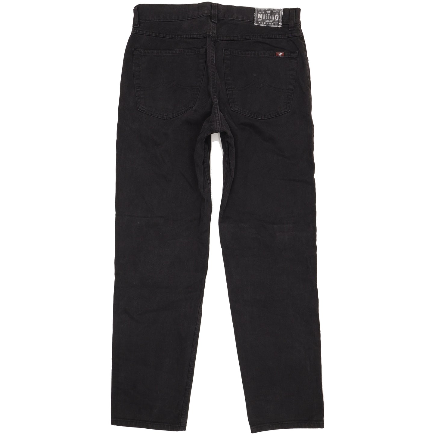 Mustang Michigan Men Black Straight Regular Jeans W34 L32