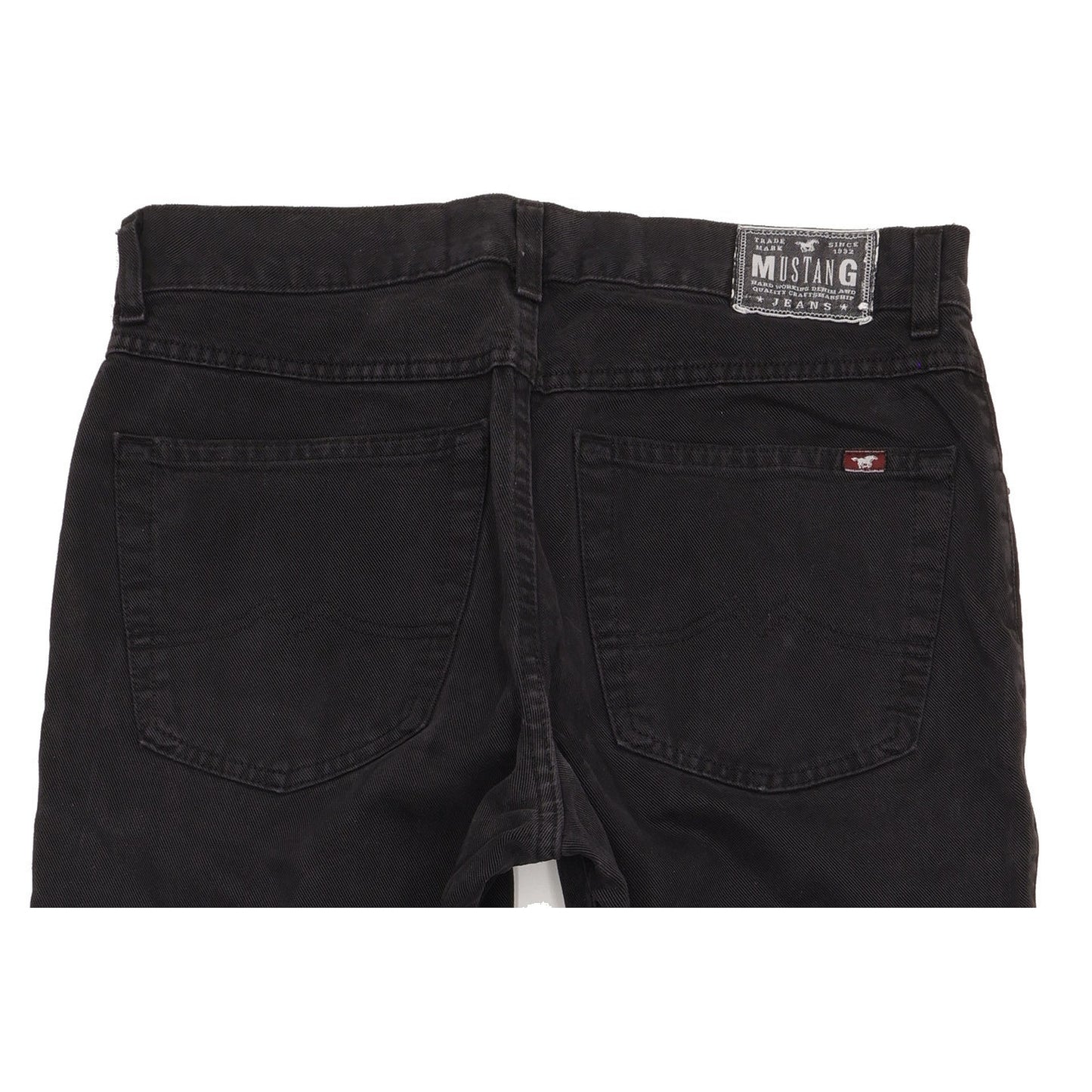 Mustang Michigan Men Black Straight Regular Jeans W34 L32