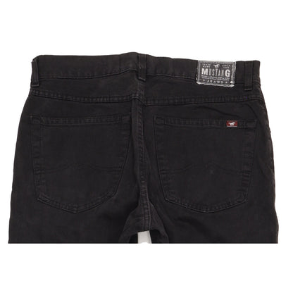 Mustang Michigan Men Black Straight Regular Jeans W34 L32