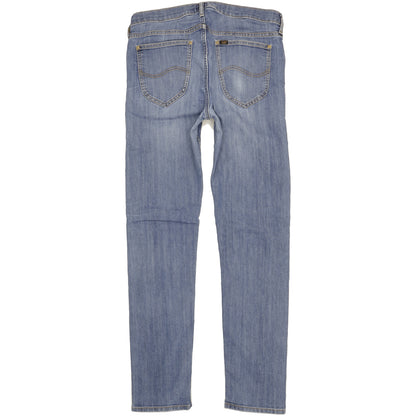 Lee Daren Men Blue Straight Slim Stretch Jeans W34 L33