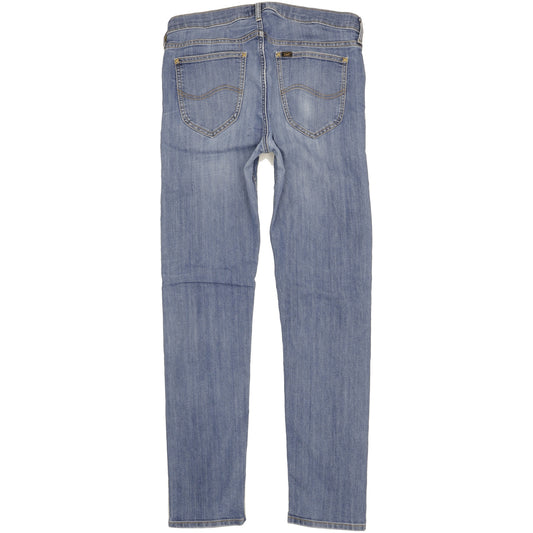 Lee Daren Men Blue Straight Slim Stretch Jeans W34 L33