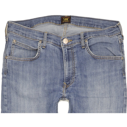 Lee Daren Men Blue Straight Slim Stretch Jeans W34 L33