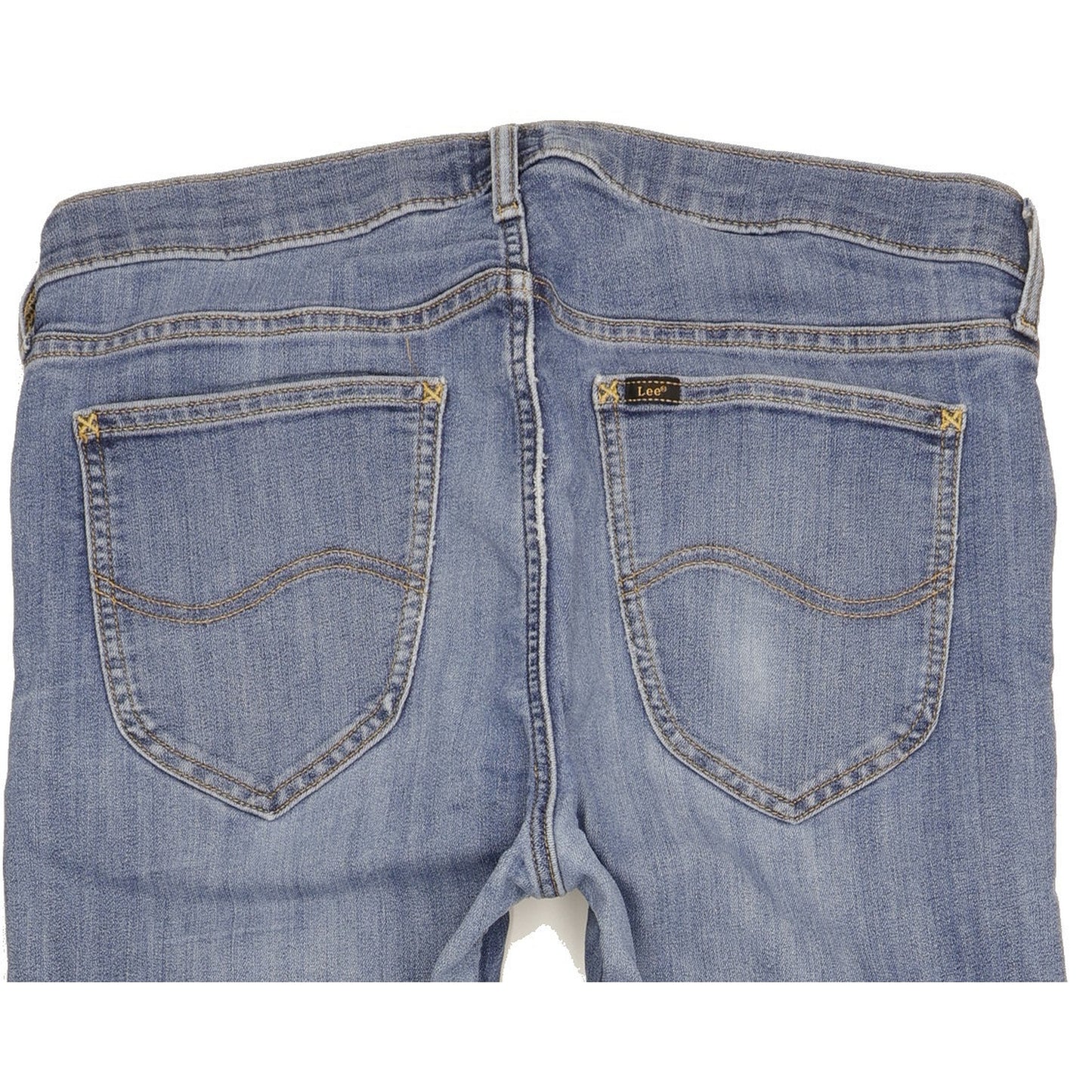 Lee Daren Men Blue Straight Slim Stretch Jeans W34 L33