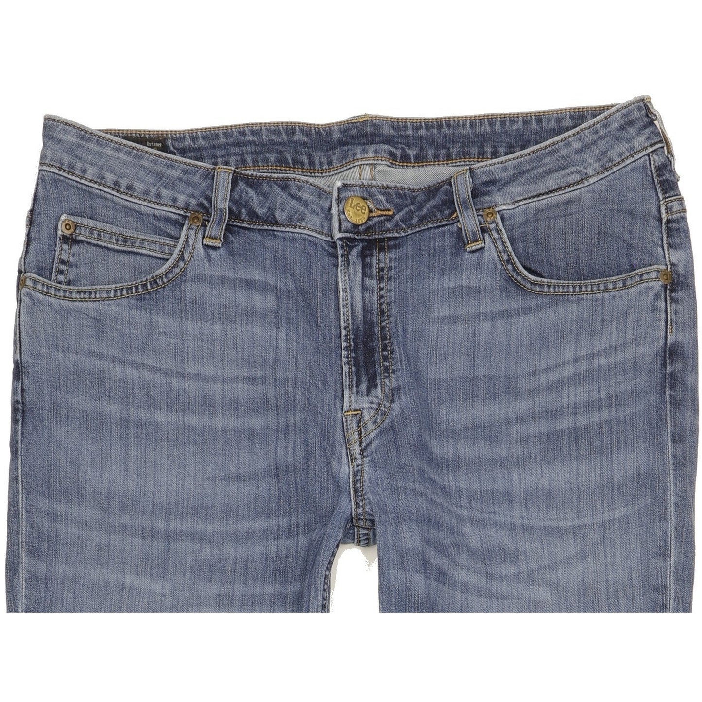 Lee Cameron Women Blue Bootcut Slim Stretch Jeans W33 L33