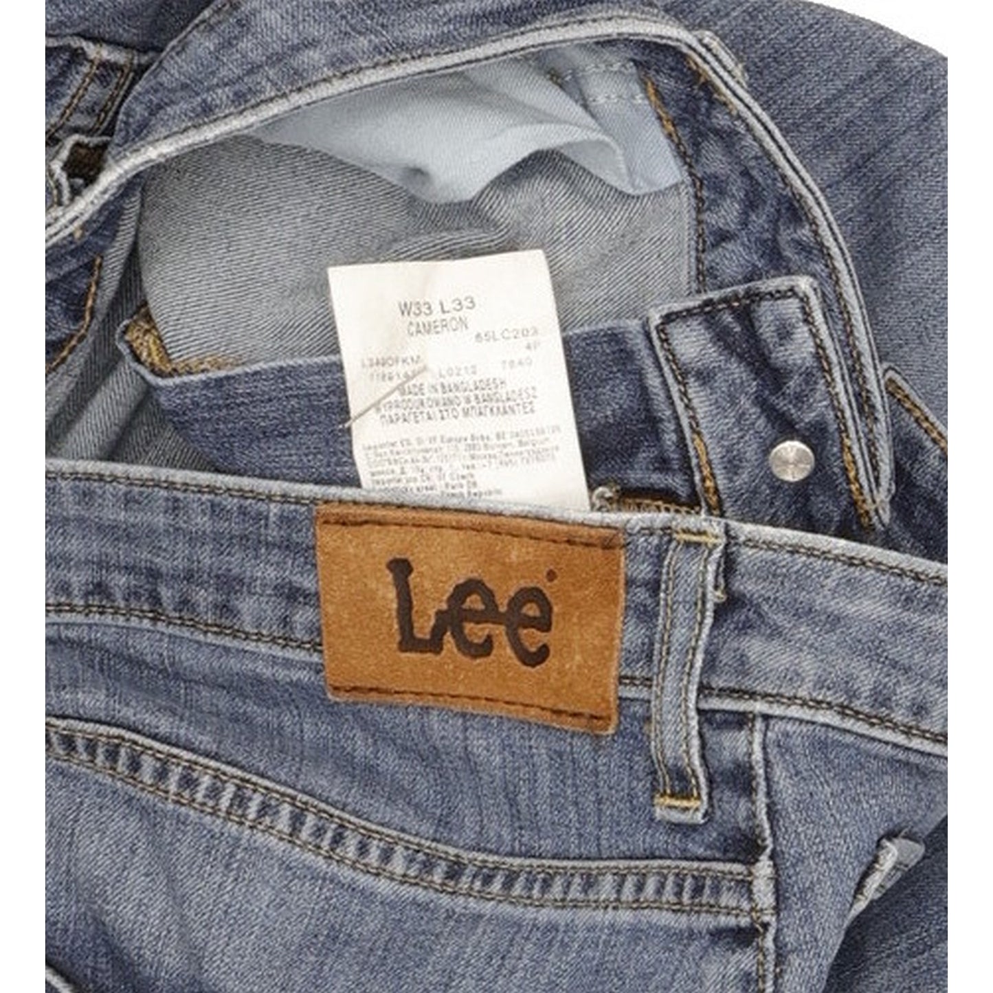 Lee Cameron Women Blue Bootcut Slim Stretch Jeans W33 L33