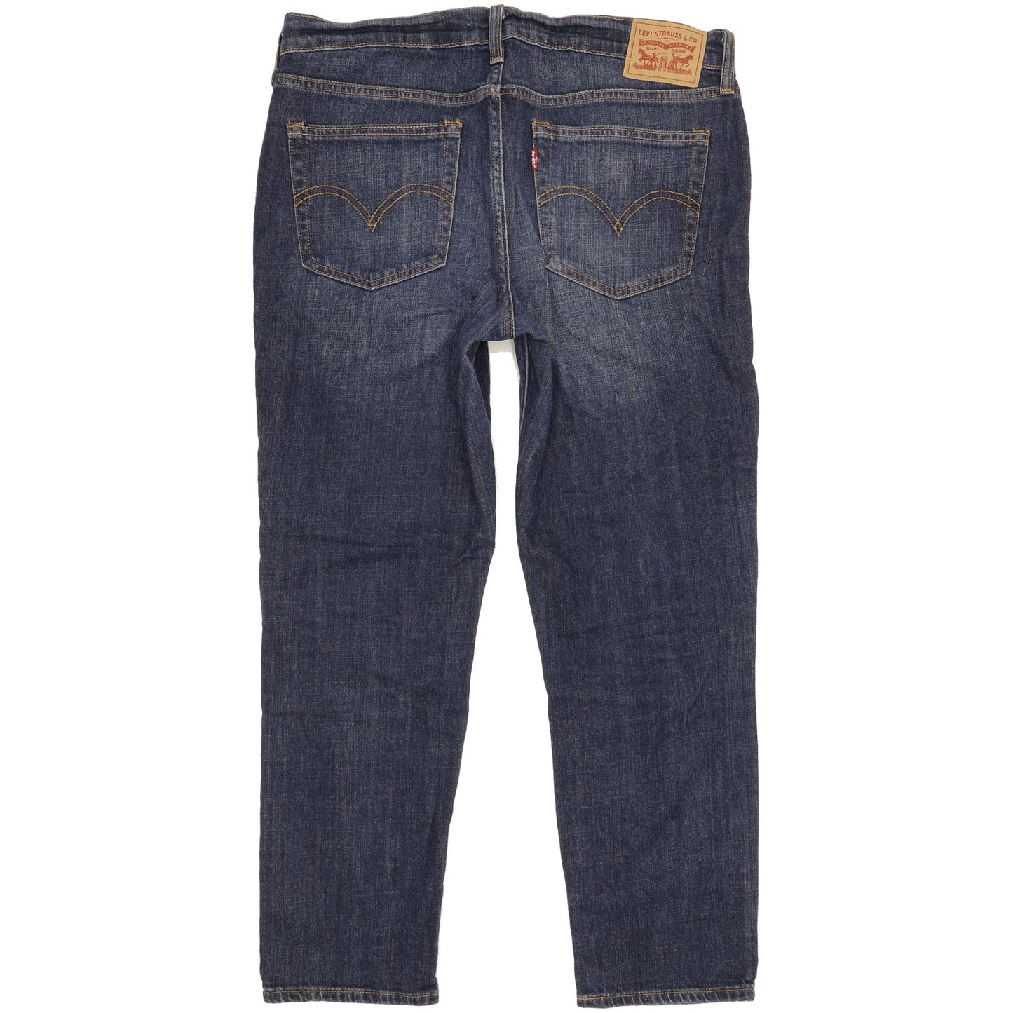 Levi's Women Blue Tapered Relaxed Boyfriend Stretch Jeans W29 L28