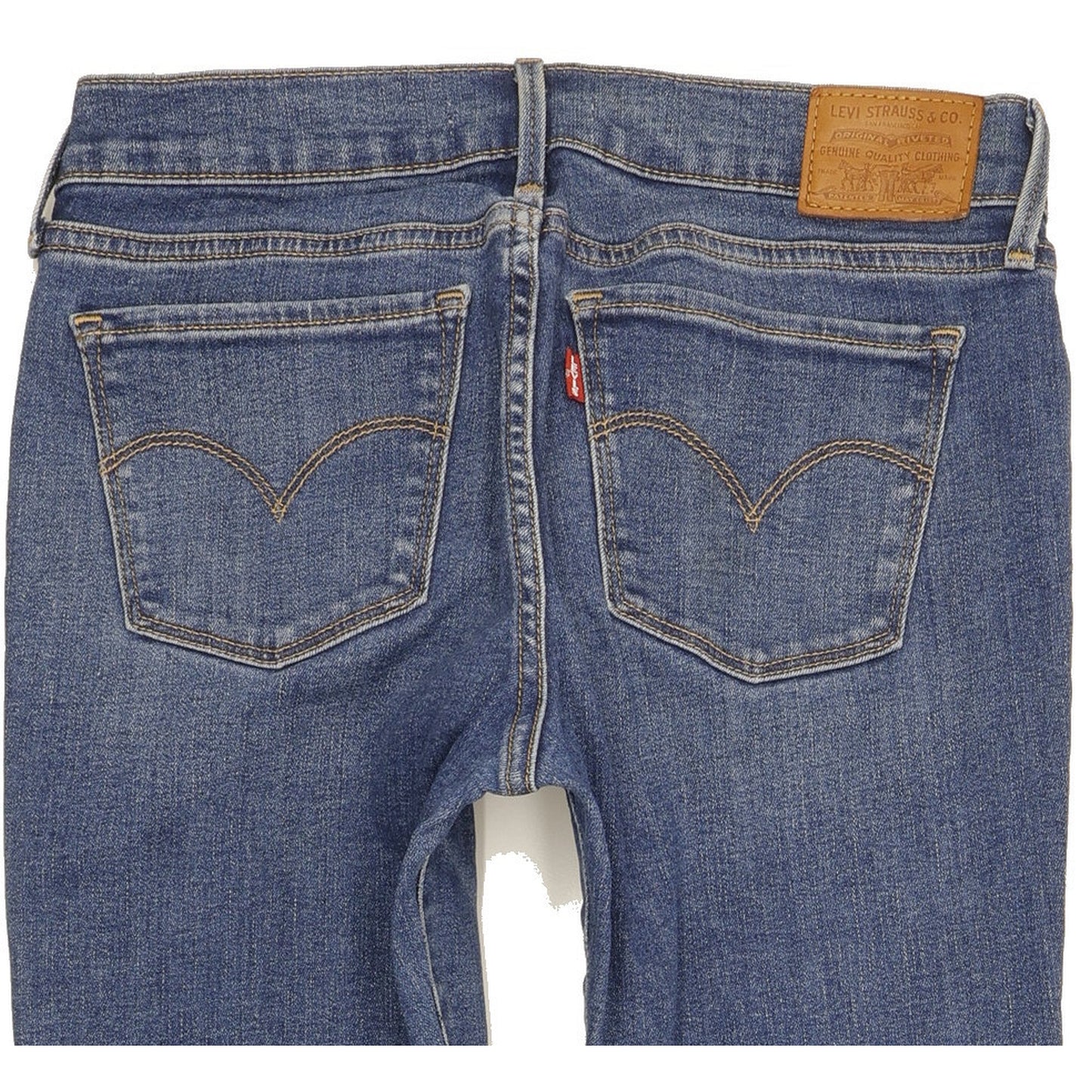 Levi's 710 Super Women Blue Skinny Slim Stretch Jeans W28 L32