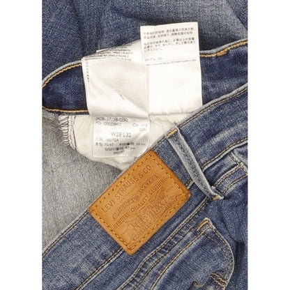 Levi's 710 Super Women Blue Skinny Slim Stretch Jeans W28 L32