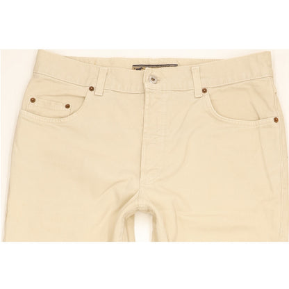 Mustang Men Beige Straight Regular Jeans W35 L32