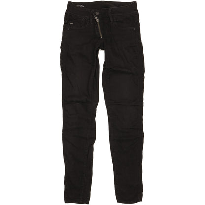 G-Star Lynn Women Black Skinny Slim Stretch Jeans W25 L32