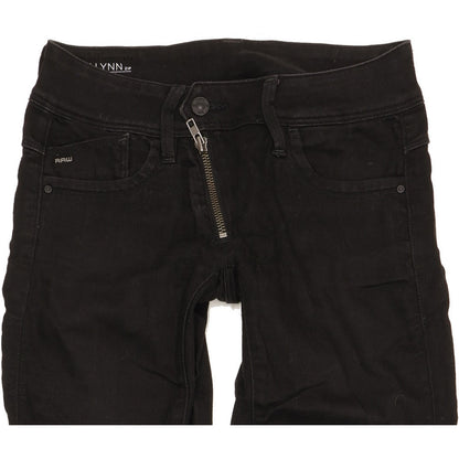 G-Star Lynn Women Black Skinny Slim Stretch Jeans W25 L32