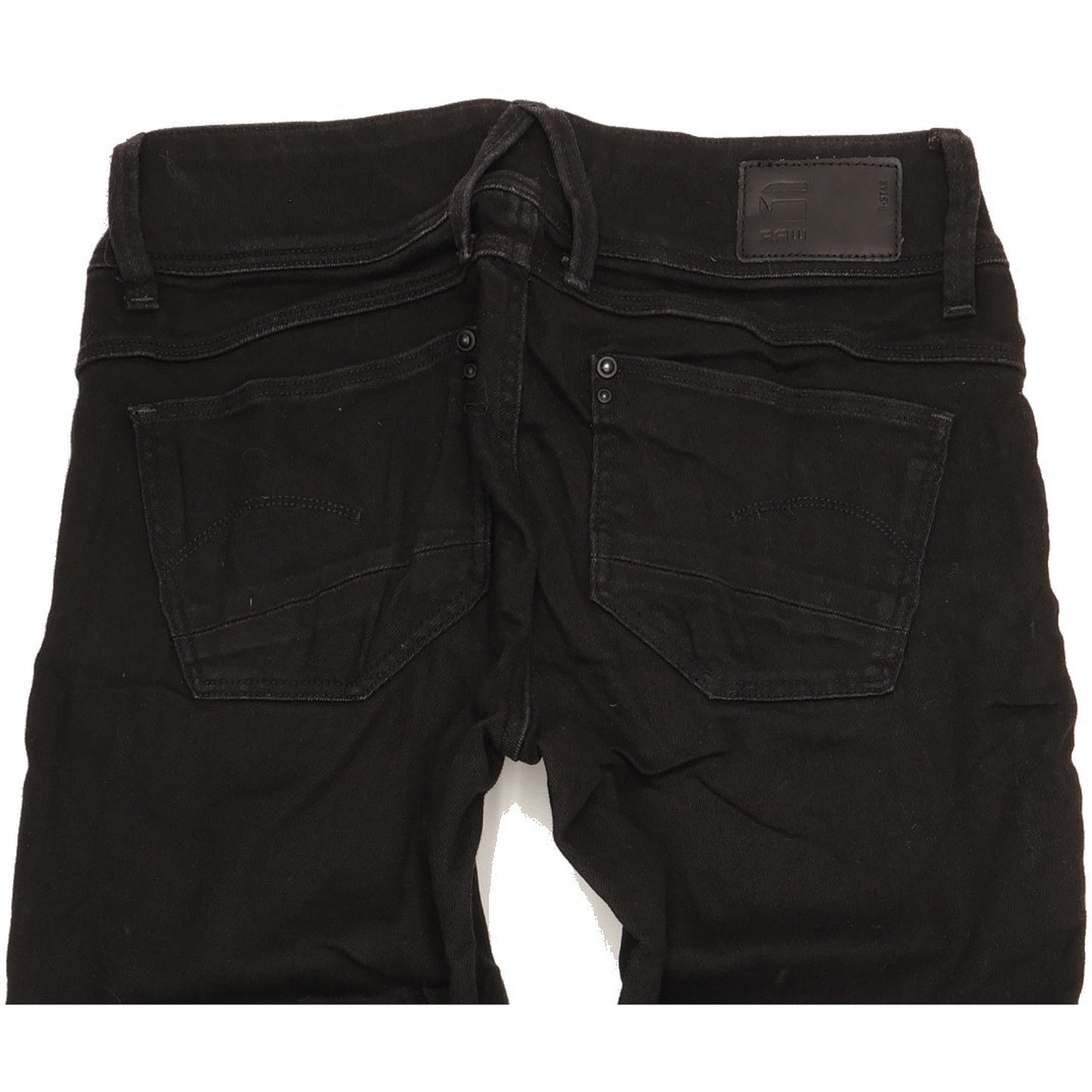 G-Star Lynn Women Black Skinny Slim Stretch Jeans W25 L32