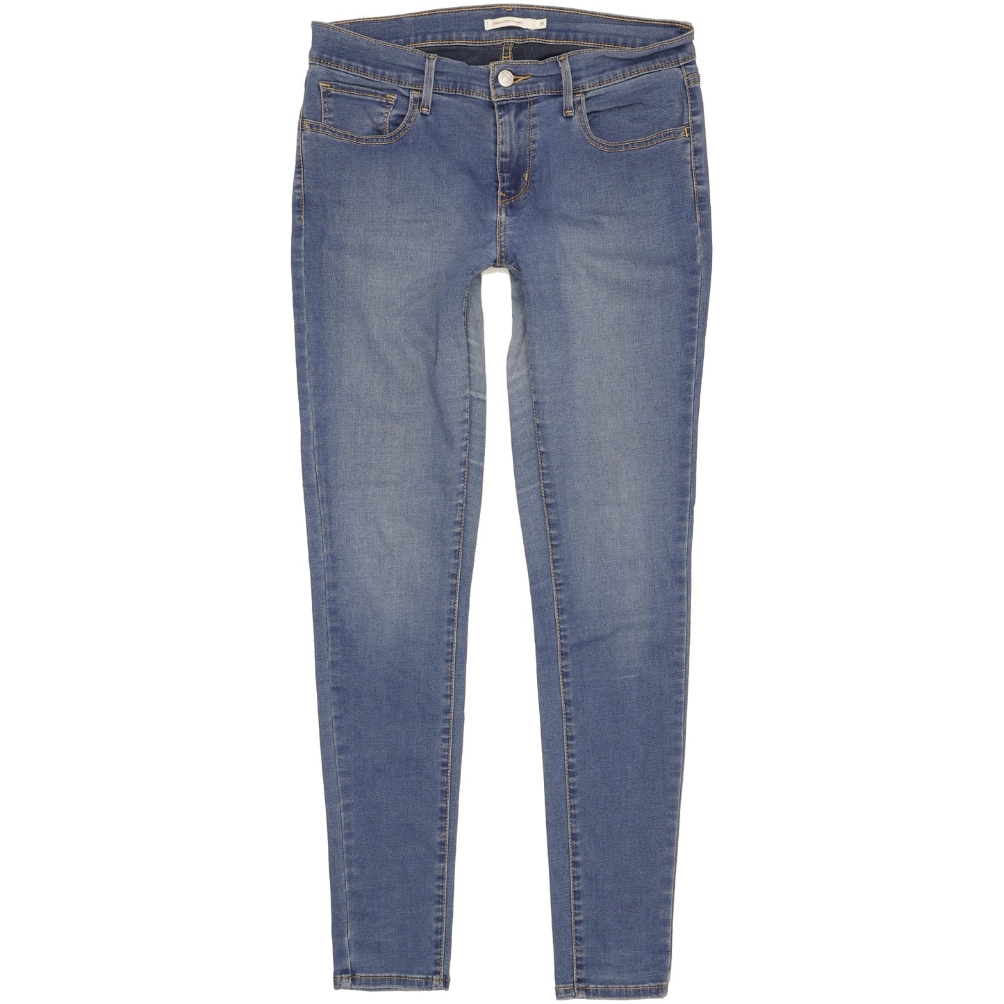 Levi's 710 Super Women Blue Skinny Slim Stretch Jeans W31 L32