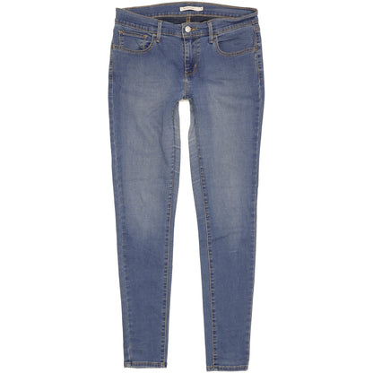 Levi's 710 Super Women Blue Skinny Slim Stretch Jeans W31 L32