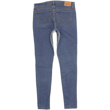 Levi's 710 Super Women Blue Skinny Slim Stretch Jeans W31 L32
