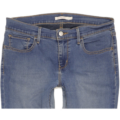 Levi's 710 Super Women Blue Skinny Slim Stretch Jeans W31 L32