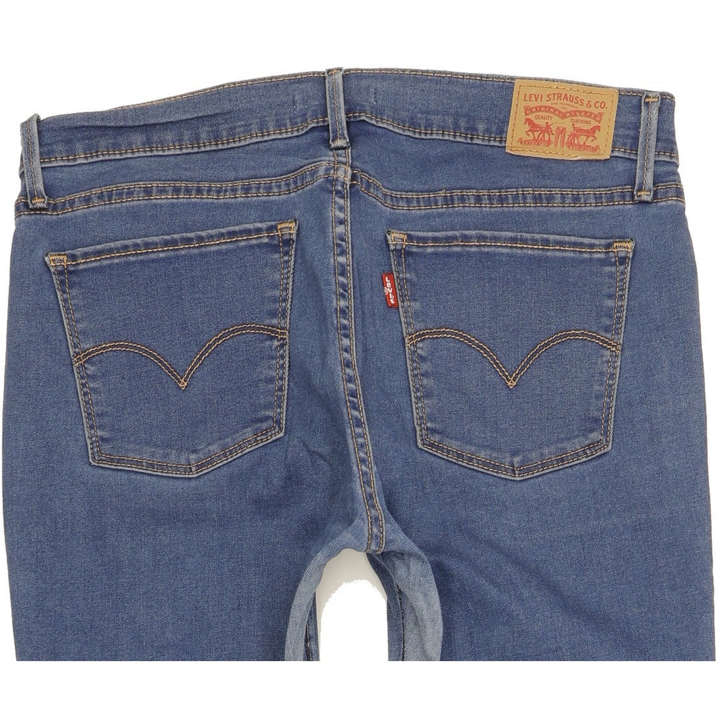 Levi's 710 Super Women Blue Skinny Slim Stretch Jeans W31 L32