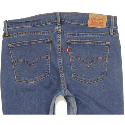 Levi's 710 Super Women Blue Skinny Slim Stretch Jeans W31 L32