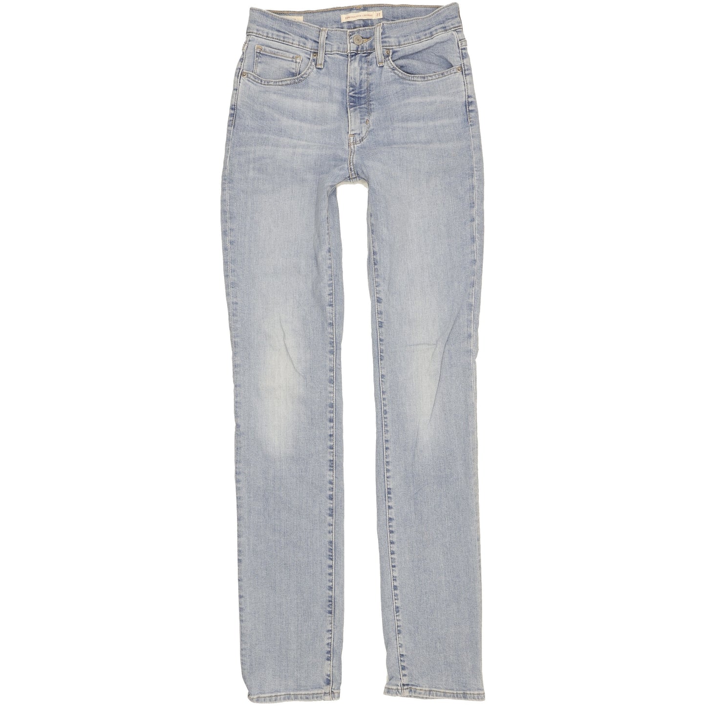 Levi's 724 Women Blue Straight Slim Stretch Jeans W27 L34