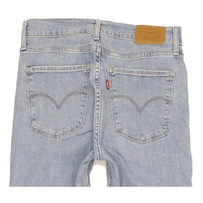 Levi's 724 Women Blue Straight Slim Stretch Jeans W27 L34
