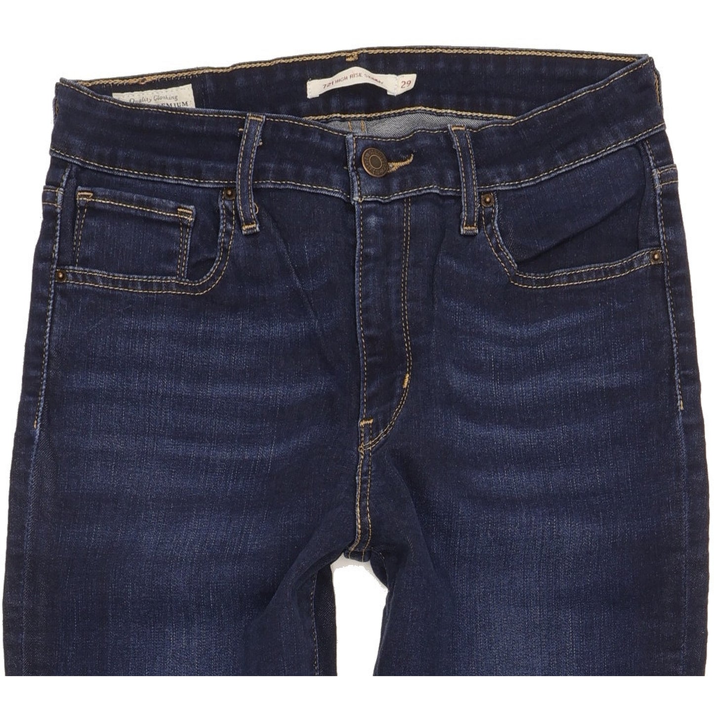 Levi's 721 Women Blue Skinny Slim Stretch Jeans W29 L30