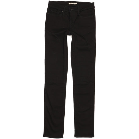 Levi's 312 Shaping Women Black Skinny Slim Stretch Jeans W29 L34