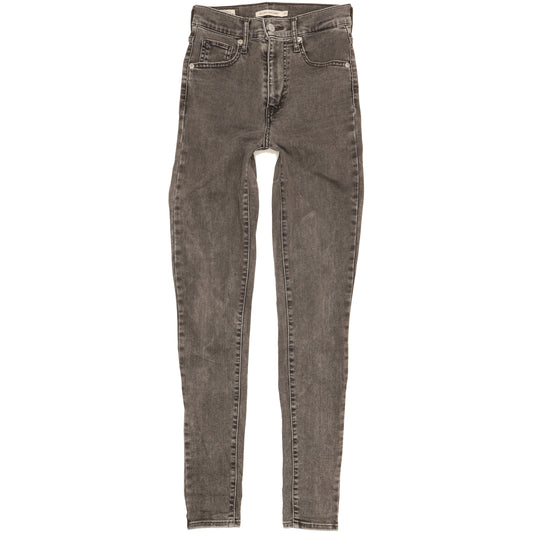 Levi's Mile Women Grey Skinny Slim Stretch Jeans W25 L30