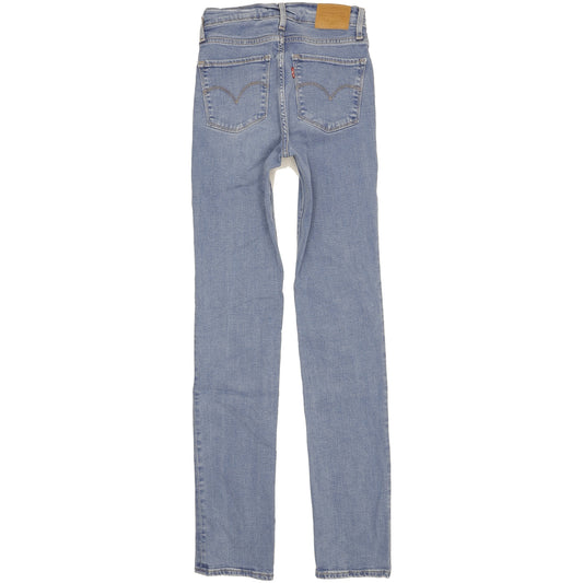 Levi's 724 Women Blue Straight Slim Stretch Jeans W24 L32
