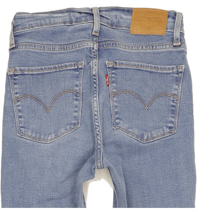 Levi's 724 Women Blue Straight Slim Stretch Jeans W24 L32