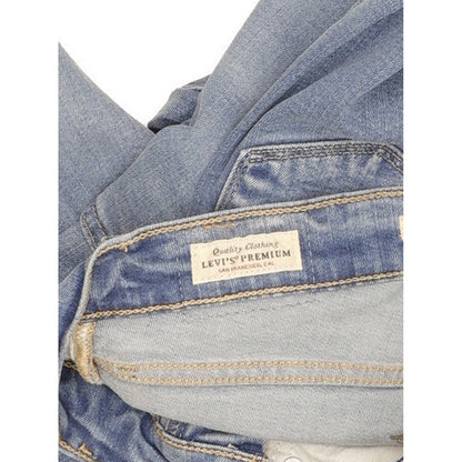 Levi's 724 Women Blue Straight Slim Stretch Jeans W24 L32