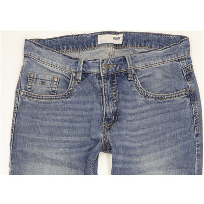 Pioneer Rando Men Blue Straight Regular Stretch Jeans W33 L30