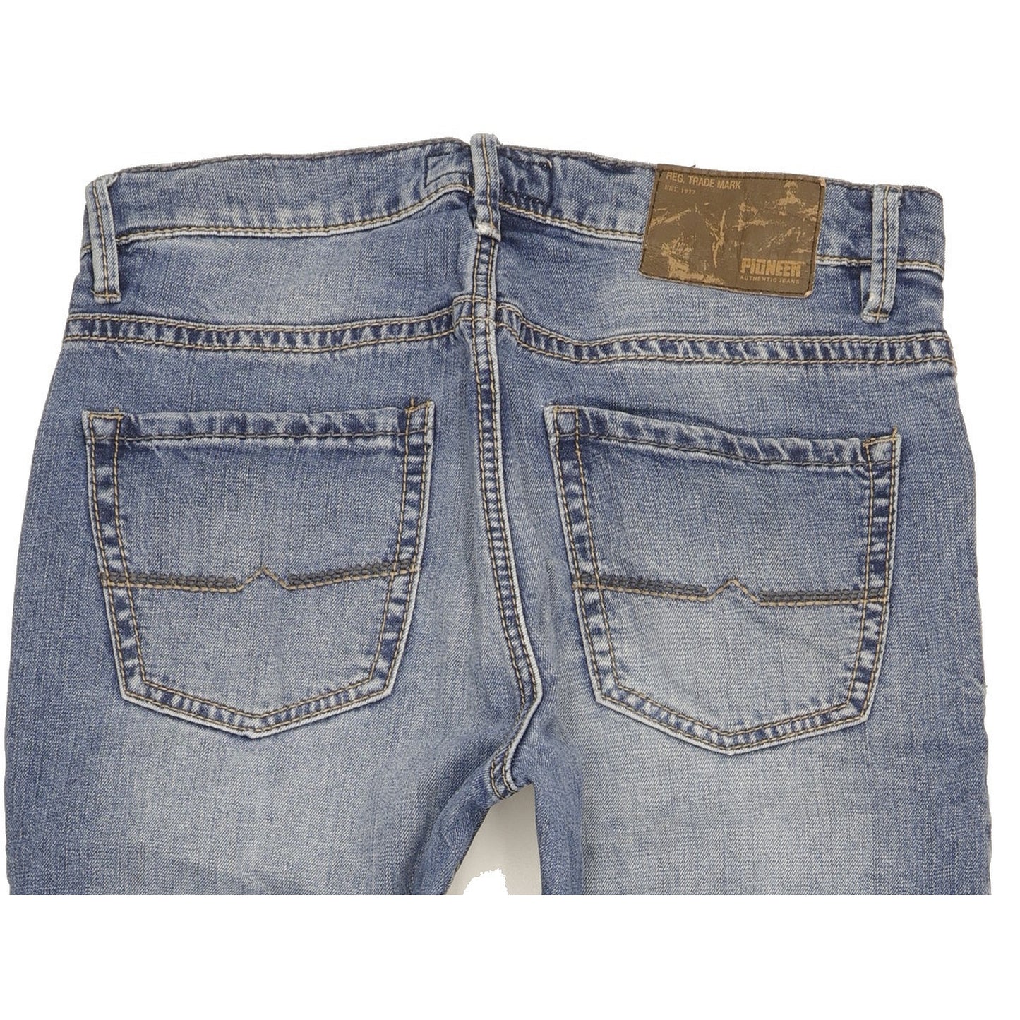 Pioneer Rando Men Blue Straight Regular Stretch Jeans W33 L30