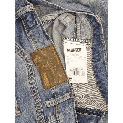 Pioneer Rando Men Blue Straight Regular Stretch Jeans W33 L30
