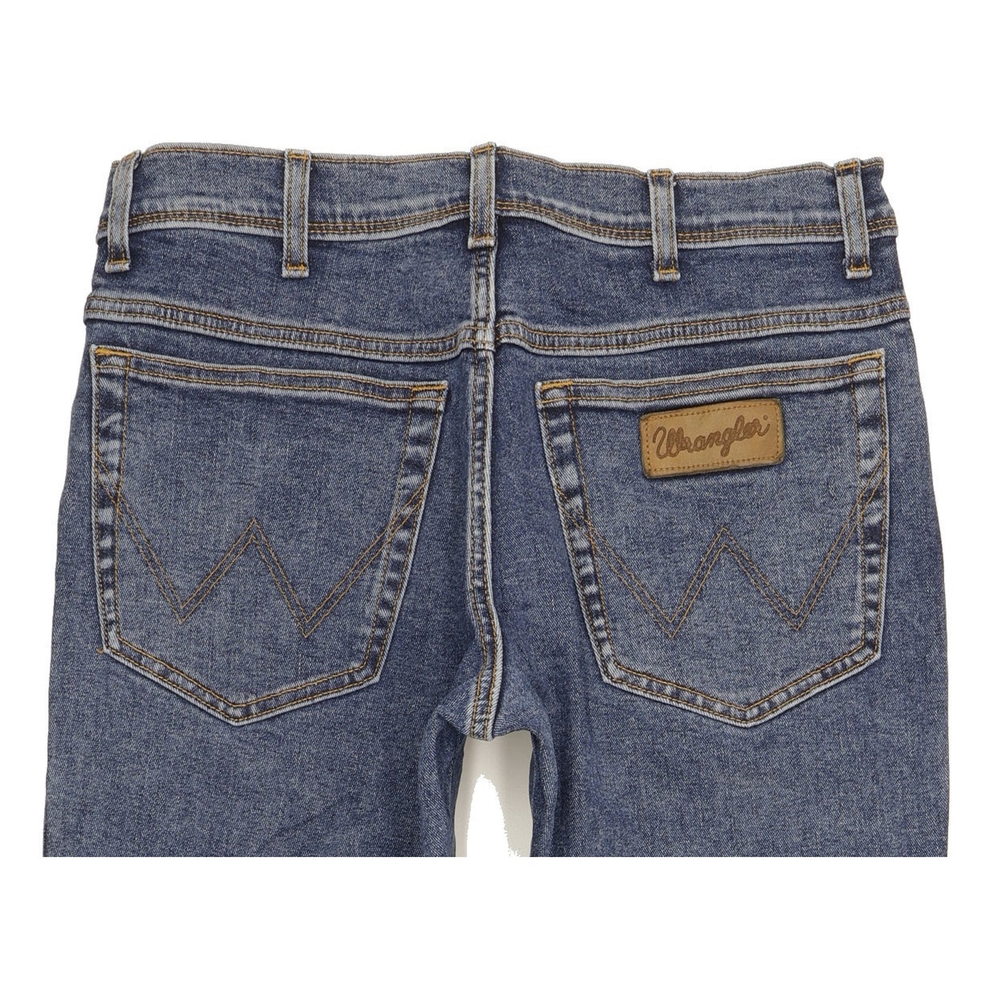 Wrangler Texas Men Blue Straight Slim Stretch Jeans W32 L31