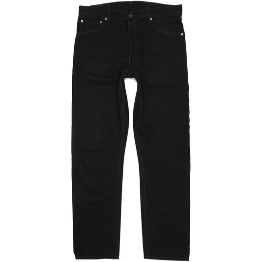 Levi's 521 Men Black Straight Regular Jeans W36 L34
