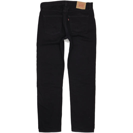 Levi's 521 Men Black Straight Regular Jeans W36 L34