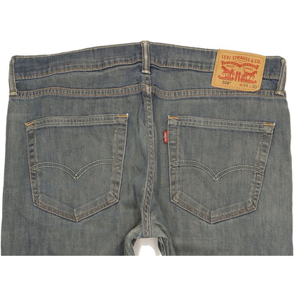 Levi's 508 Women Blue Straight Regular Stretch Jeans W35 L29